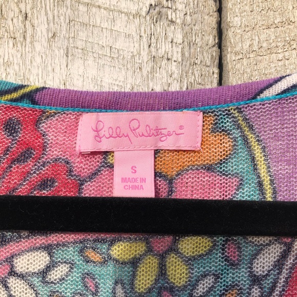 Lilly Pulitzer | floral gathered neck flows top - Picture 4 of 5